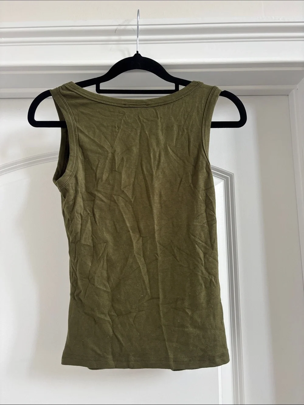 zeagoo Olive Green Scoop Neck Tank Top